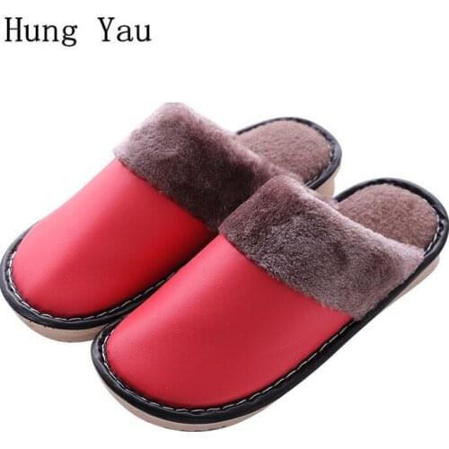 Women Slippers Winter Warm Shoes Woman Fashion Solid Platform Female Slides Non-slip Flat Indoor Home Comfortable Flips Flops