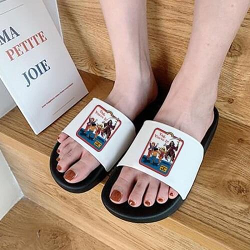 Korean Version Fliop Flops Summer Slippers Harajuku Easter Slippers Indoor Shoes Cartoon Slippers of Female