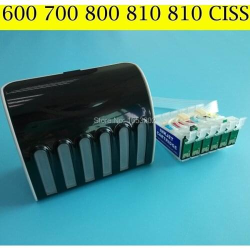 1 Set Continuous Ink Supply System For EPSON T0981 T0992 T0993 T0994 T0995 T0996 For EPSON 600 800 810 CISS