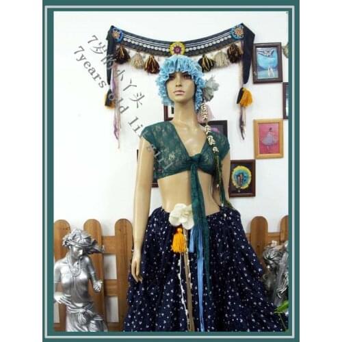 Belly Dance Top Lace Korea Short Sleeve Wrap DH104-114
