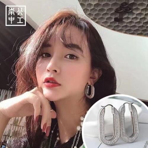 Euorpe Celin U Shape With Micro Zircon Hot Sales Earrings Women Jewelry Fashion Accessory