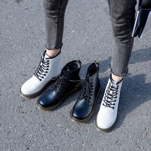 COOTELILI Women Boots Womens Boots Cotton Boots Winter Warm Casual Shoes Woman Lace Up Ankle Boots Girls Female Size 35-40