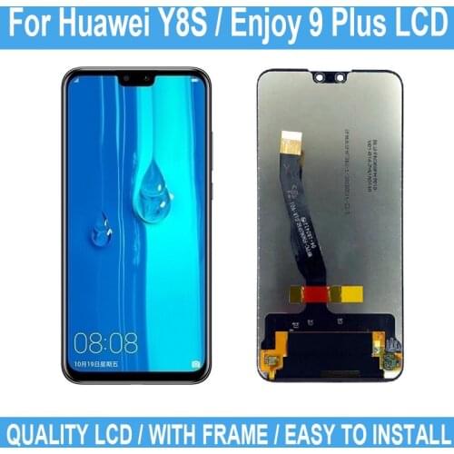 6.5 inch For Huawei Y8S LCD Display Touch Screen With Frame For Huawei Enjoy 9 Plus Digitizer Assembly Replacement Screen Parts
