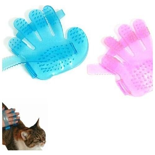 1pc Pet Dogs And Cats To Comb Comb Massage Bath Glove Pet Bath Brush Pet Products Wash Head Scalp Massage Brush Random Color