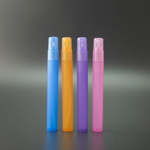 100pcs/lot Empty 5ML 10ML 15ml mini clear ,pink ,red ,blue plastic spray perfume bottle, small promotion sample perfume atomizer