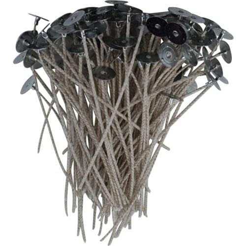 200pcs Safe Candle Wicks DIY Wick Set Candle Wick with Tabs Party Supplies