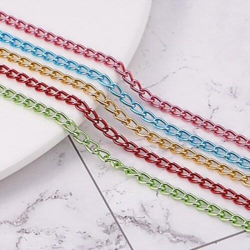 2020 Fashion Non-Slip Eyewear Metal Chain Sunglasses Hanging Rope Adjustable Decorative Solid Color Glasses Accessories Lanyard