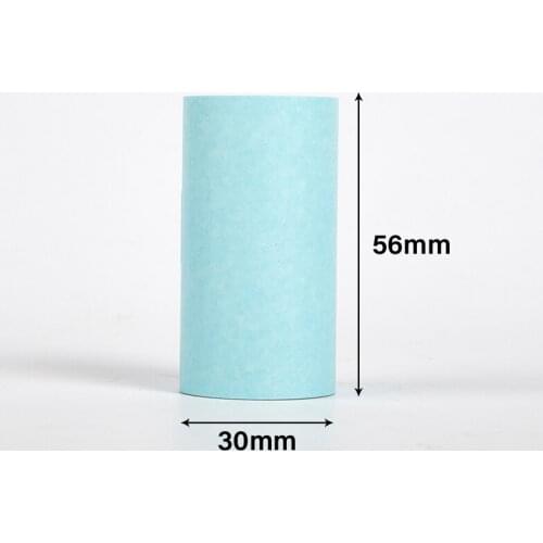 3pcs/lot Mini Photo Printer Printable Sticker Paper Roll Self-Adhesive Thermal Paper for PeriPage A6 Thermal Printer