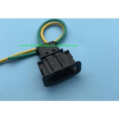 50 pcs original part 2-Pin 6.3mm automotive wiring harness system connector Male Plug With Terminals 1J0972762 1J0 972 762