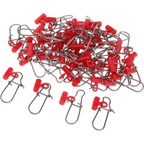 50pcs High-strength Zip Line Sinker Slider Fishing Connectors with Nice Snap for Braid Line