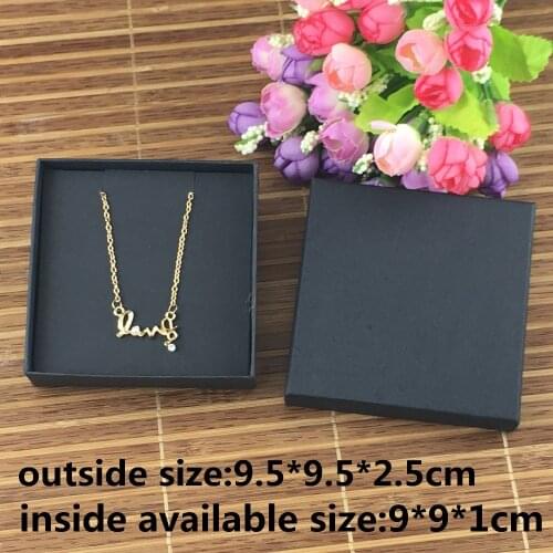 6Pcs +6Pcs Cards Handmade Natural Paper Jewelry Boxes With Covers Necklace Earring Bracelet Hand Chain Pendants Displays Cases