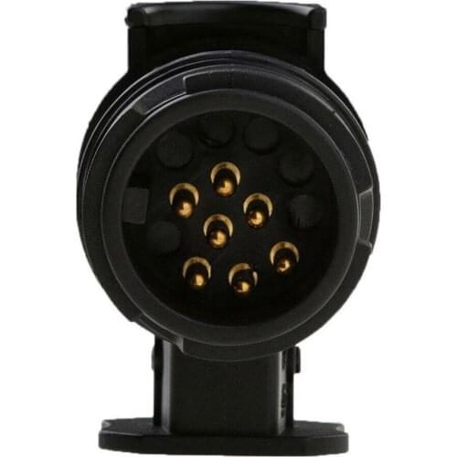 13 Pin to 7 Pin Plug Connector Adapter 12V Car Trailer Truck Caravan Towbar Socket Converter European Standard Waterproof