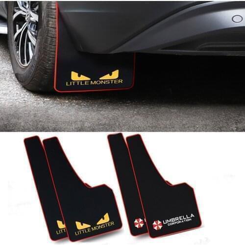 Car Styling Sport Mud Flap Mudguards Fender Cover For Toyota Corolla Avensis RAV4 Yaris Auris Hilux Prius verso MG 3 ZR Buick