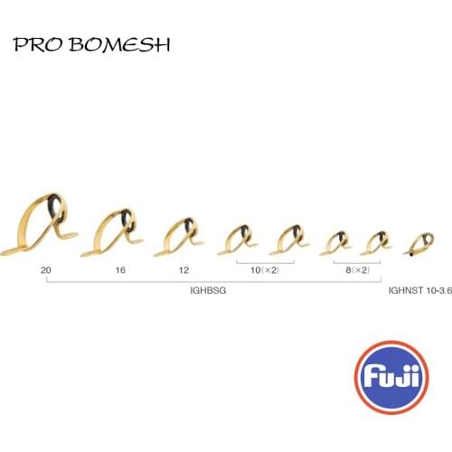 FUJI SIC Guide and Top 8pcs HB HN Heavy Duty Boat Guide Set Rod Building component Repair fishing pole DIY Accessory