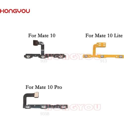 Power Button Switch Volume Button Mute On / Off Key Flex Cable For Huawei Mate 10 Lite / Mate 10 Pro