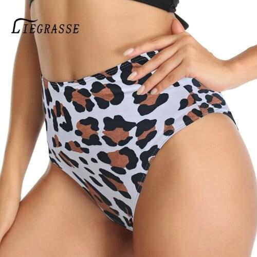 Women High Grade Nylon Two Piece Separate Swimming Shorts Tankini Bottom High Waist Swimsuit Pants Water Sports Beachwear