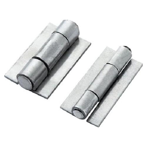 Square angle iron welded hinge Flat open non hole hinge X6
