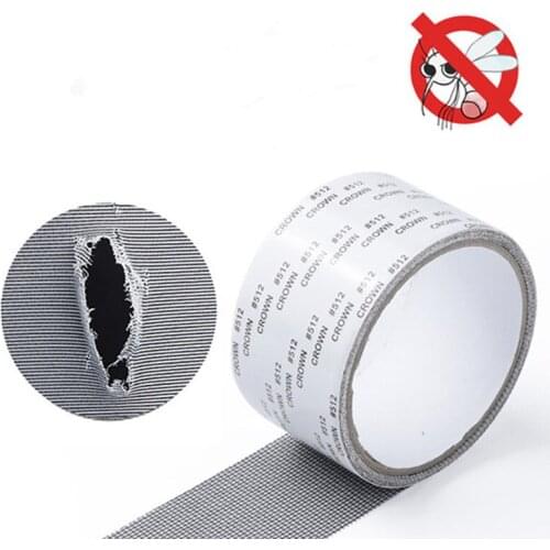 5*200cm Screen Repair Tape Window Net Anti-mosquito Mesh Sticky Patch Self-adhesive Door Window Net Mesh Broken Holes Repair