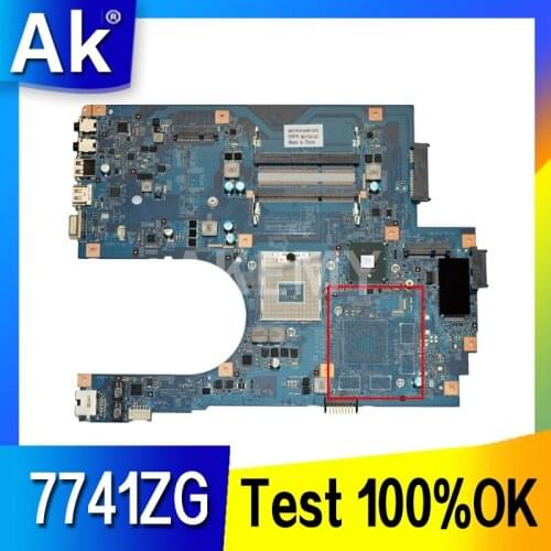 Akemy Laptop Motherboard For Acer aspire 7741 7741Z 7741G 7741ZG Main Board MBPT501001 48.4HN01.01M HM55 DDR3 Free cpu