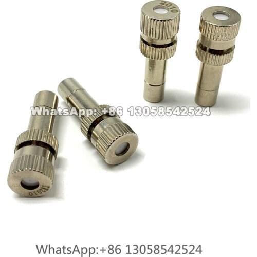 Misting Quick Connecting Nozzle, 6mm Low Pressure Mist Nozzle, Water Spray Mist Nozzle for Irrigation and Cooling System