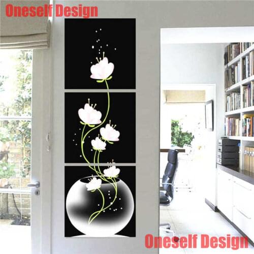 Hot sale 5d diamond painting Water lotus wall sticker 5d diamond mosaic sale picture of rhinestones decoration home wall sticker