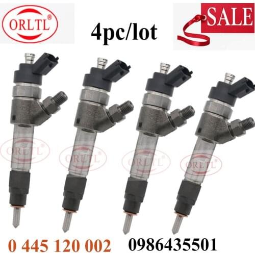 4 pieces New injector nozzle 0445120002,0 445 120 002 ,0986435501 for Camionnette (230L) JUMPER Camion plate-forme(230) IVECO
