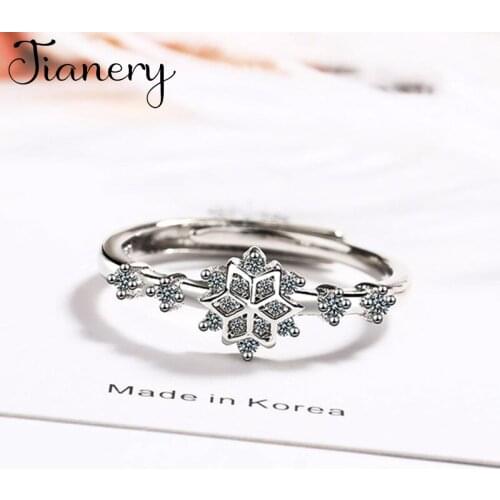 New Fashion Gothic Snow Rings For Women Wedding Rings Fashion Jewelry Ladies Accessories Boho Jewelry 2021