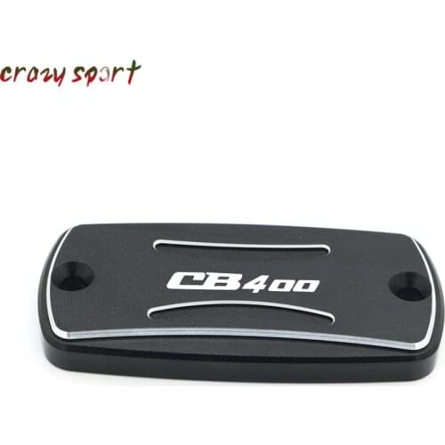 Front Brake Cylinder Fluid Reservoir Cover Cap For HONDA CB 400 CB400 Super 1992-2015 2014 Motorcycle Accessories