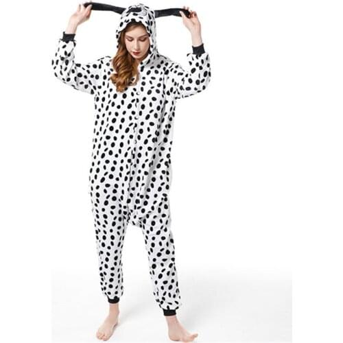 Boys Girls Spot Dog Animal Pajamas Cartoon Onesies Kids Anime Pijama Winter Children Pyjamas Sleepwear Overalls Homewear