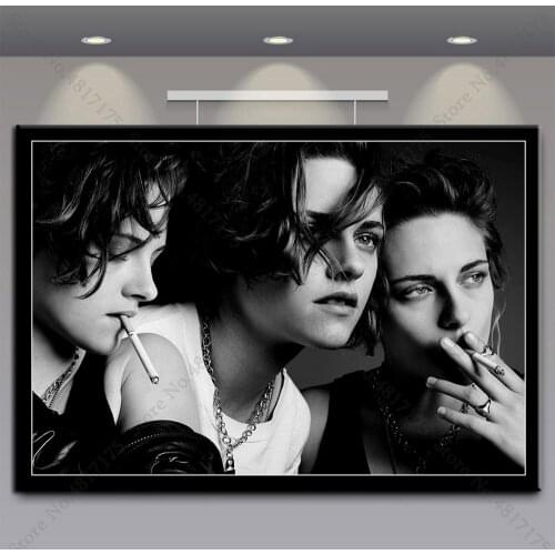 Kristen Stewart Poster Movie Star Wall Art Canvas HD Painting Nordic for Cafe Bar Room Home Decor