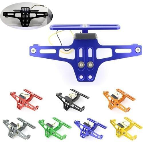 Fit For BMW S1000RR 2009-2017 S1000R 2014-2017 S1000XR HP4 CNC Rear Tail Tidy Fender Eliminator Kit License Plate Holder Bracket