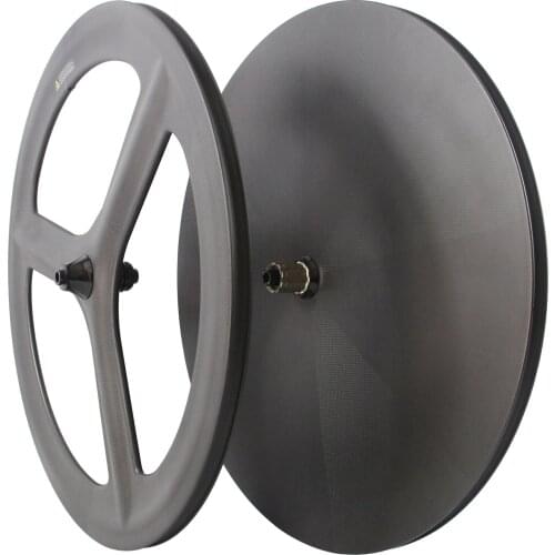 Triathlon Disc Full wheels 12x142mm thru axle Tri-spoke Time Trial Disc wheels