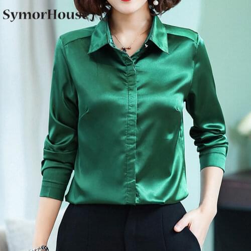 Атласные блузки SymorHouse China At AliExpress