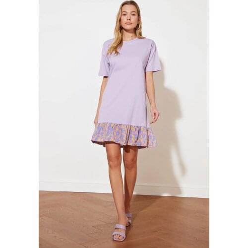 Trendyol Woven Detailed Knit Dress TWOSS20EL2286