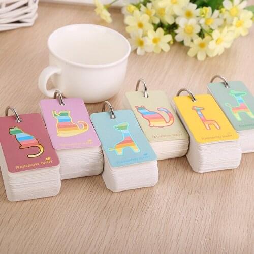 1pcs BZNVN Japan and South Korea stationery lovely creative candy animal ring clasp small notebook / color paper