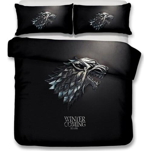 Home Textiles 3PCS 3D Design Digital Printing Bedding Set Duvet Cover Pillowcase Dropshippig Game