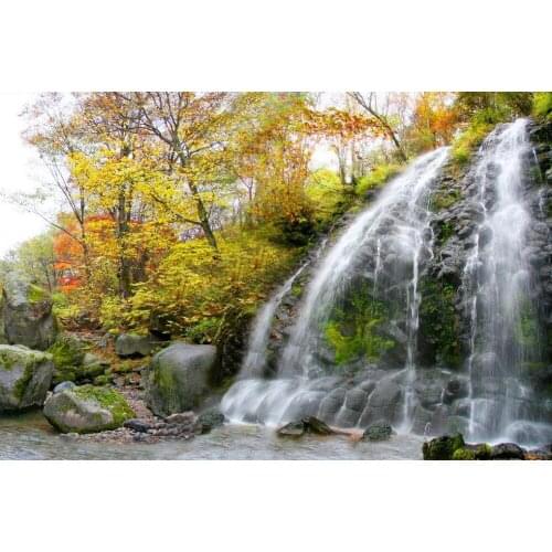 3D waterfall mountain forest backdrop Landscape wallpaper murals 3d room wallpaper landscape