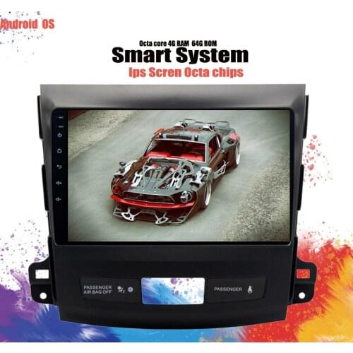 9" IPS SCREEN DSP Android 10.0 6G RAM Car DVD PLAYER For Mitsubishi Outlander GPS stereo RADIO receiver navigation PC 4G LTE SIM