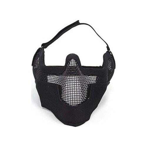 AIRSOFT STALKER BAT STYLE RAIDER MESH MASK BLACK TAN DIGITAL WOODLAND OD
