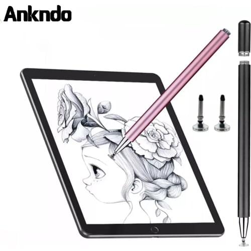 AKKNDO Capacitive Stylus For Phone Smart Touch Pen For Tablet Suction Cup Metal Magnetic Cap Drawing Pencils For Ipad Android