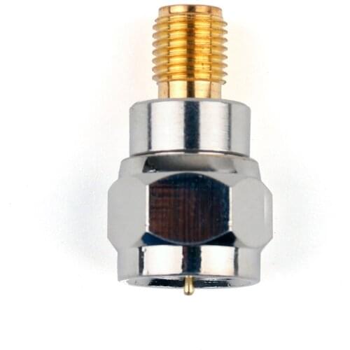 Artudatech 1Pcs/10Pcs Adapter F TV Plug Male To SMA Female Jack RF Connector Antenna Radio M/F Parts