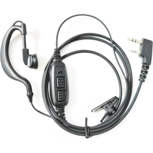 Baofeng 2 Pin Dual PTT Earpiece Earphone Headset For BaoFeng UV-82 UV-82HP UV-82XH UV-8D Plus UV82 UV82XH UV8D Walkie Talkie