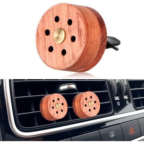 1 Piece Rosewood Car Air Vent Perfume Solid Fragrance Car Decor Auto Decors Car-styling Clip