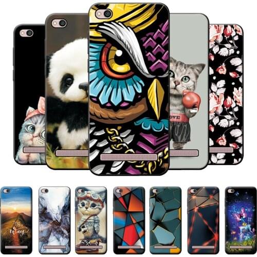Case For Redmi 5 Case Redmi 5A TPU Back Cover For Redmi 5 Plus Silicone Phone Case For Xiaomi Redmi 5 5A 5Plus Geometric Style