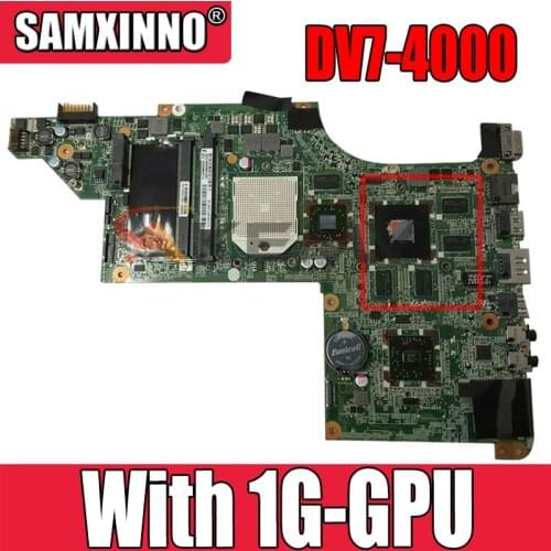 DA0LX8MB6E1 DA0LX8MB6D1 615687-001 630834-001 For HP DV7 DV7T DV7-4000 Laptop Motherboard With 1G-GPU (Free CPU) 100% Fully Test