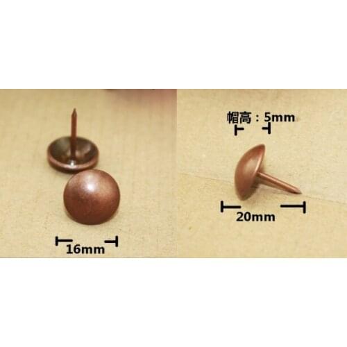 Hardware accessories upholstery tacks decorative tacks 16*20mm thick furniture hardware antique foam nail