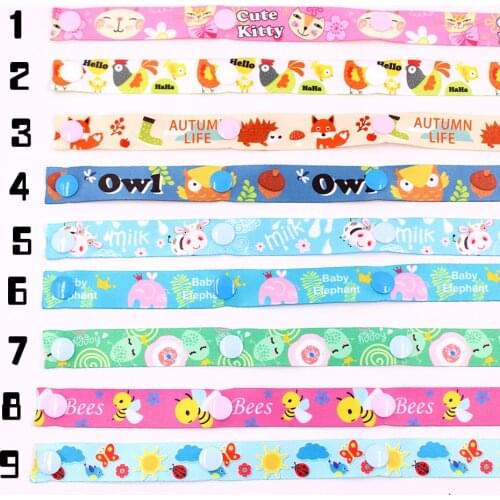 2 pieces Cartoon Double-sided Adjustable Extension Face Mask Lanyard Ear Holder Neck String Drop Halter Ropes