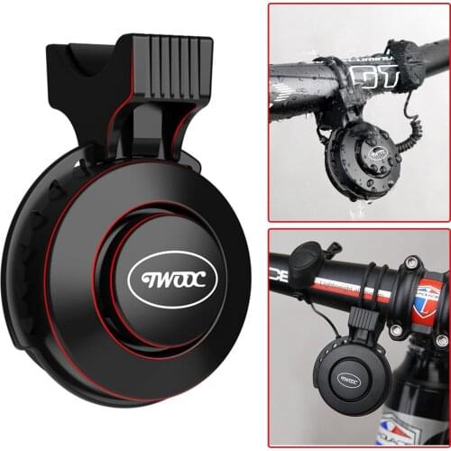 Electric Bike Horn USB Charging Electronic Bicycle Bell Riding Equipment Accessories Universal for Various Types of Bikes