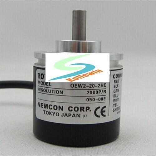 OEW2-20-2HC incremental encoder / shaft diameter 6mm / 2000P / R pulse, new in box