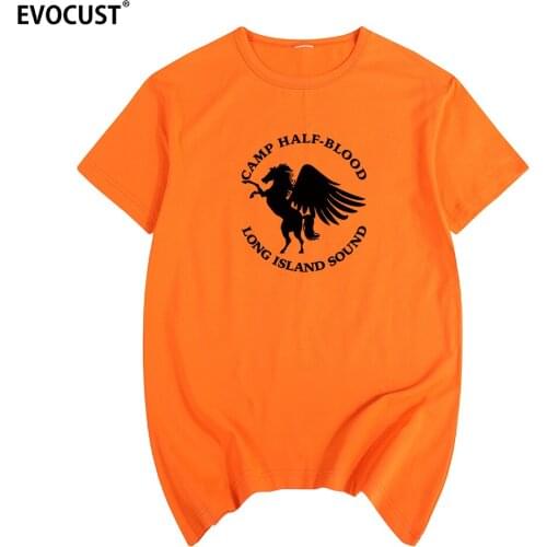 Camp half blood long island sound Percy Jackson Harajuku Halloween Costume T-shirt Cotton Men T shirt New TEE TSHIRT Womens
